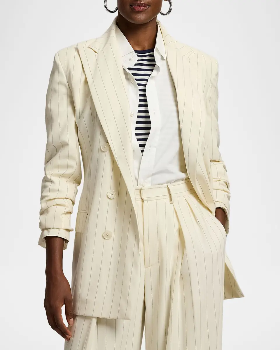 Ralph Lauren Collection Ramona Striped Wool Jacket | Thumbnail 3