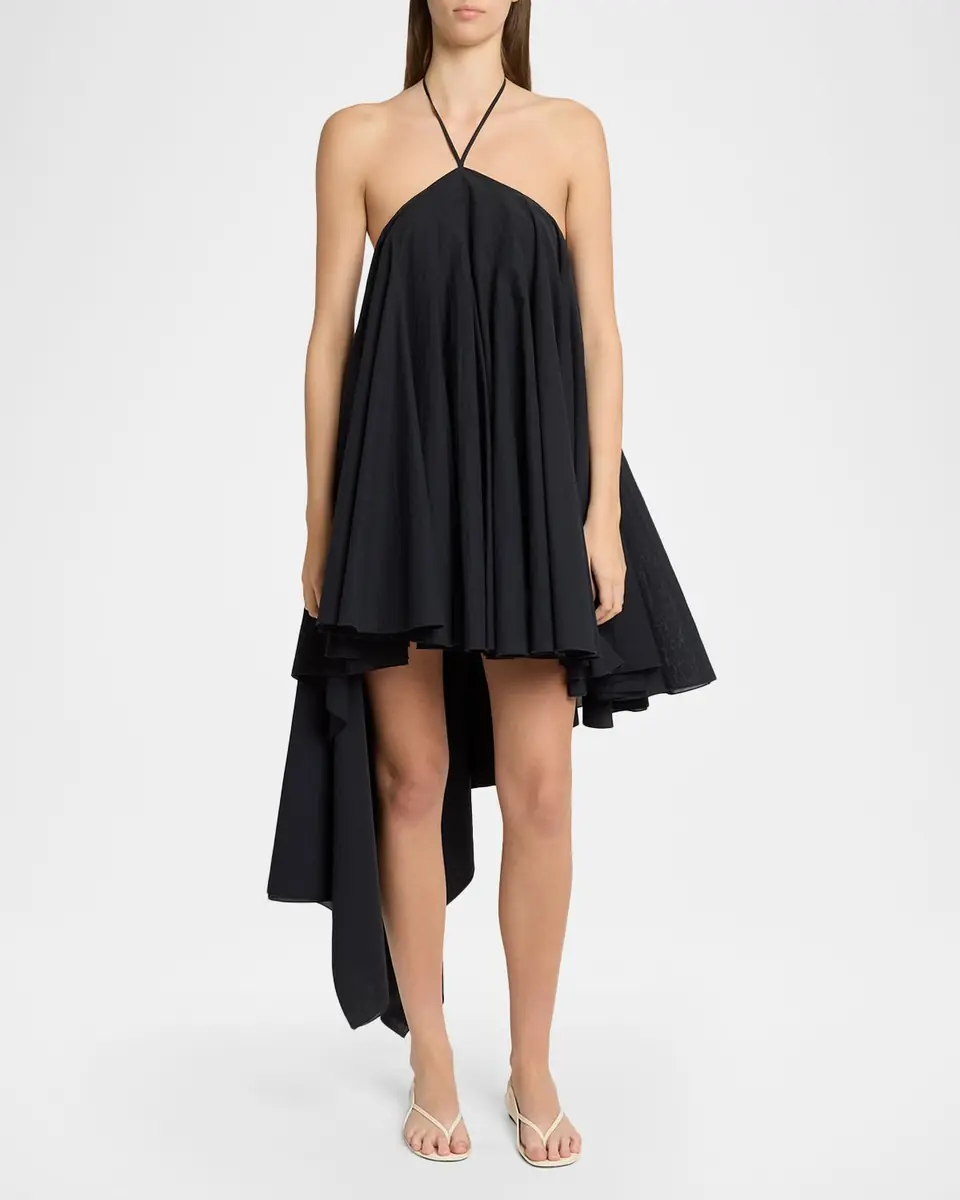 Jacquemus La Abiha Trapeze Halter Mini Dress | Thumbnail 2 Jacquemus La Abiha Trapeze Halter Mini Dress | Thumbnail 2