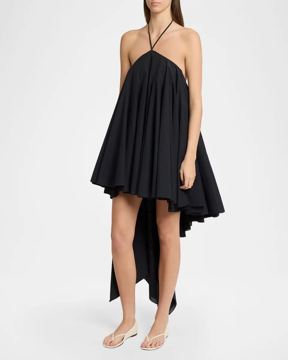 Jacquemus La Abiha Trapeze Halter Mini Dress | Thumbnail 4 Jacquemus La Abiha Trapeze Halter Mini Dress | Thumbnail 4