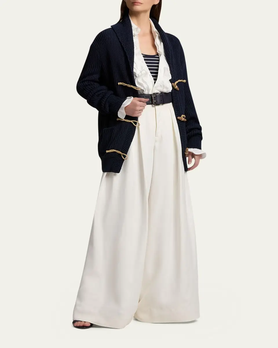 Ralph Lauren Collection Addison Ruffle-Trim Broadcloth Shirt | Thumbnail 5 Ralph Lauren Collection Addison Ruffle-Trim Broadcloth Shirt | Thumbnail 5