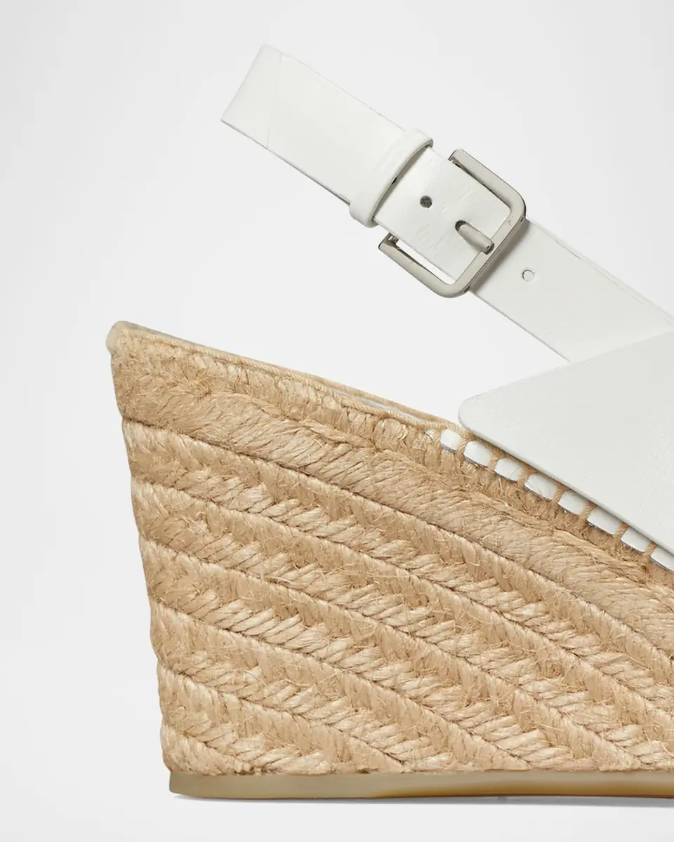 Tory Burch Turnlock Leather Slingback Espadrille Wedge Sandals | Thumbnail 2 Tory Burch Turnlock Leather Slingback Espadrille Wedge Sandals | Thumbnail 2
