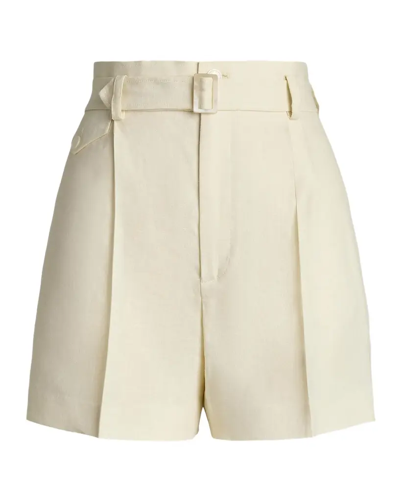 Ralph Lauren Collection Denise Linen Shorts | Image 1 Ralph Lauren Collection Denise Linen Shorts | Image 1