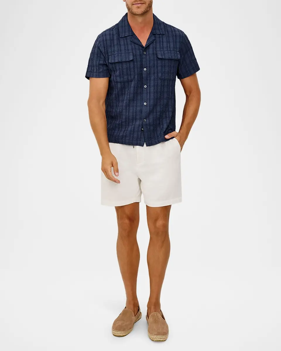 Rails Men's Short-Sleeve Rook Shirt in Navy | Thumbnail 2