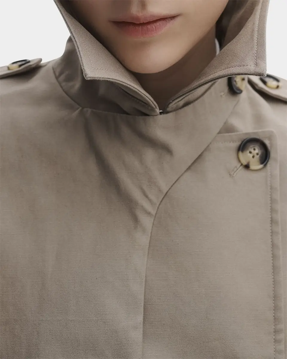 Rag & Bone Jamie Cropped Cotton Trench Coat | Thumbnail 3 Rag & Bone Jamie Cropped Cotton Trench Coat | Thumbnail 3