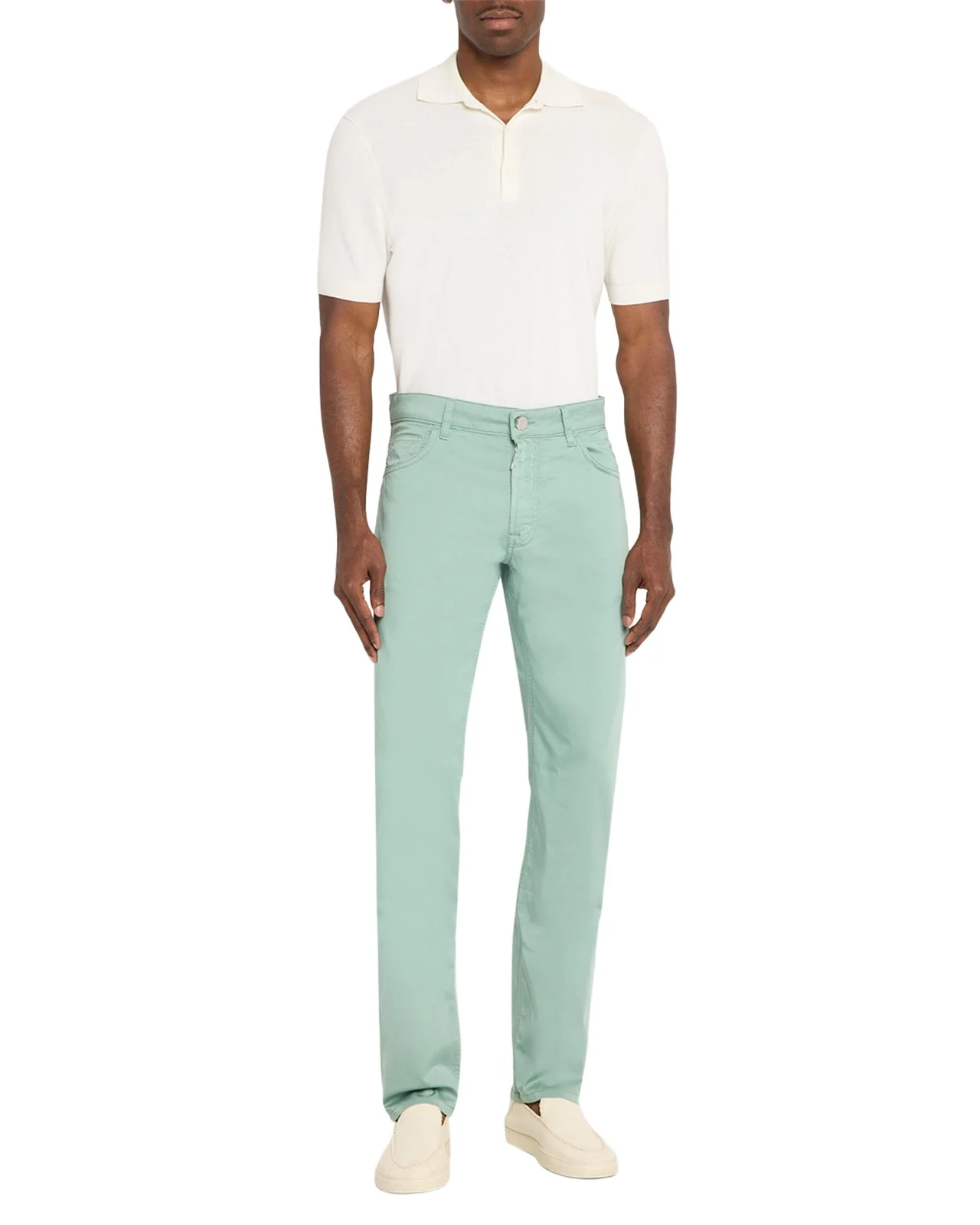 Men's Slim Cotton-Stretch Five-Pocket Pants Men's Slim Cotton-Stretch Five-Pocket Pants