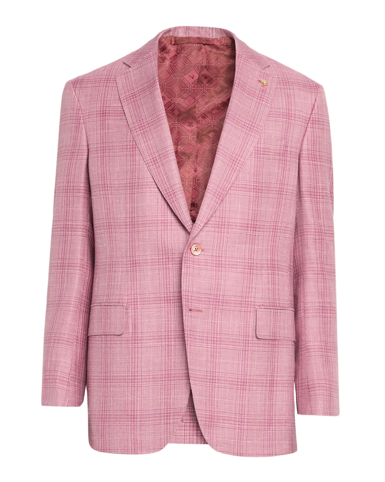 Men's Wool, Silk and Linen Tonal Plaid Sport Coat Men's Wool, Silk and Linen Tonal Plaid Sport Coat