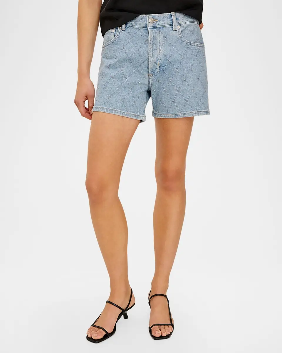 Rails Mesa Lattice Denim Shorts | Thumbnail 3 Rails Mesa Lattice Denim Shorts | Thumbnail 3