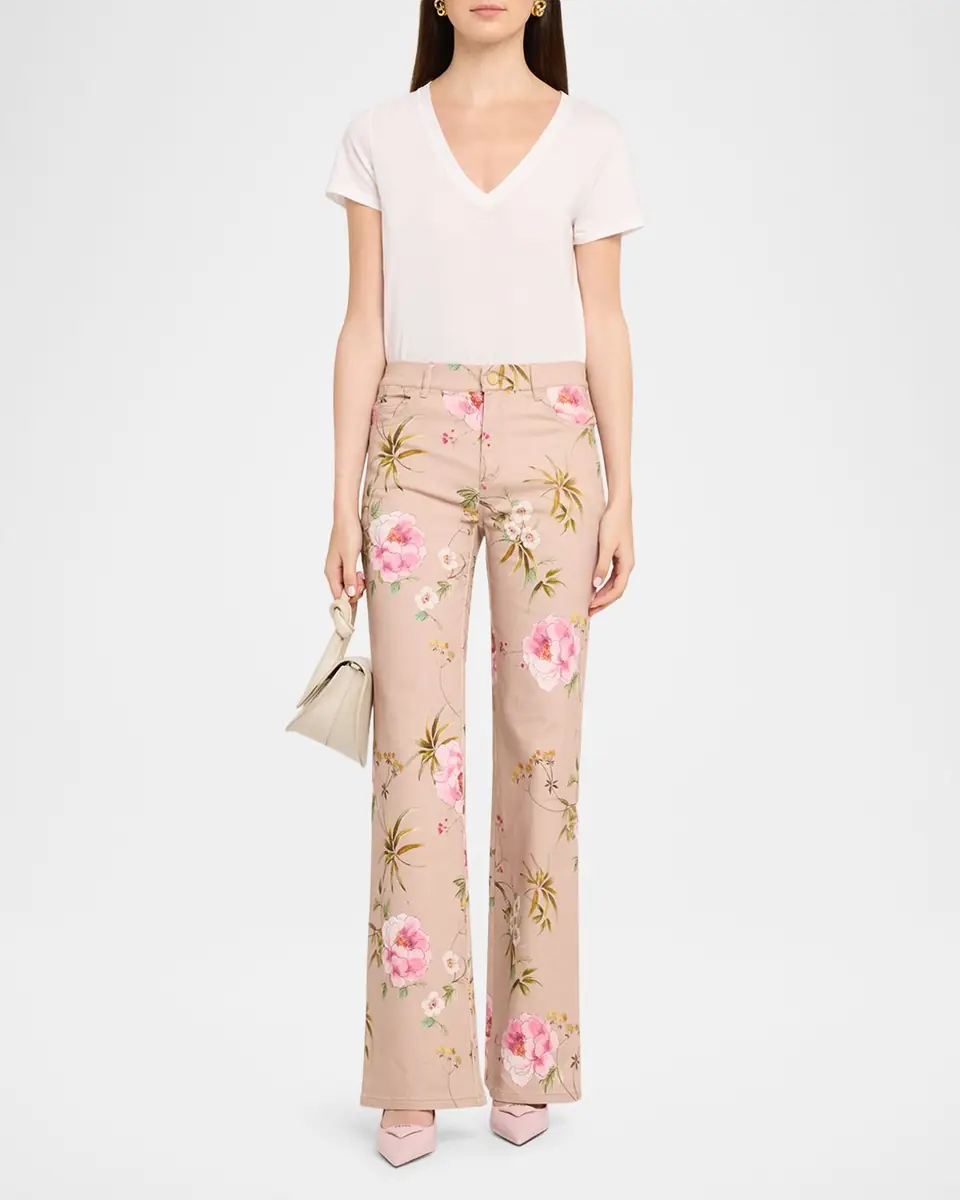 Kobi Halperin Leigh Floral-Print Straight-Leg Pants | Thumbnail 2 Kobi Halperin Leigh Floral-Print Straight-Leg Pants | Thumbnail 2
