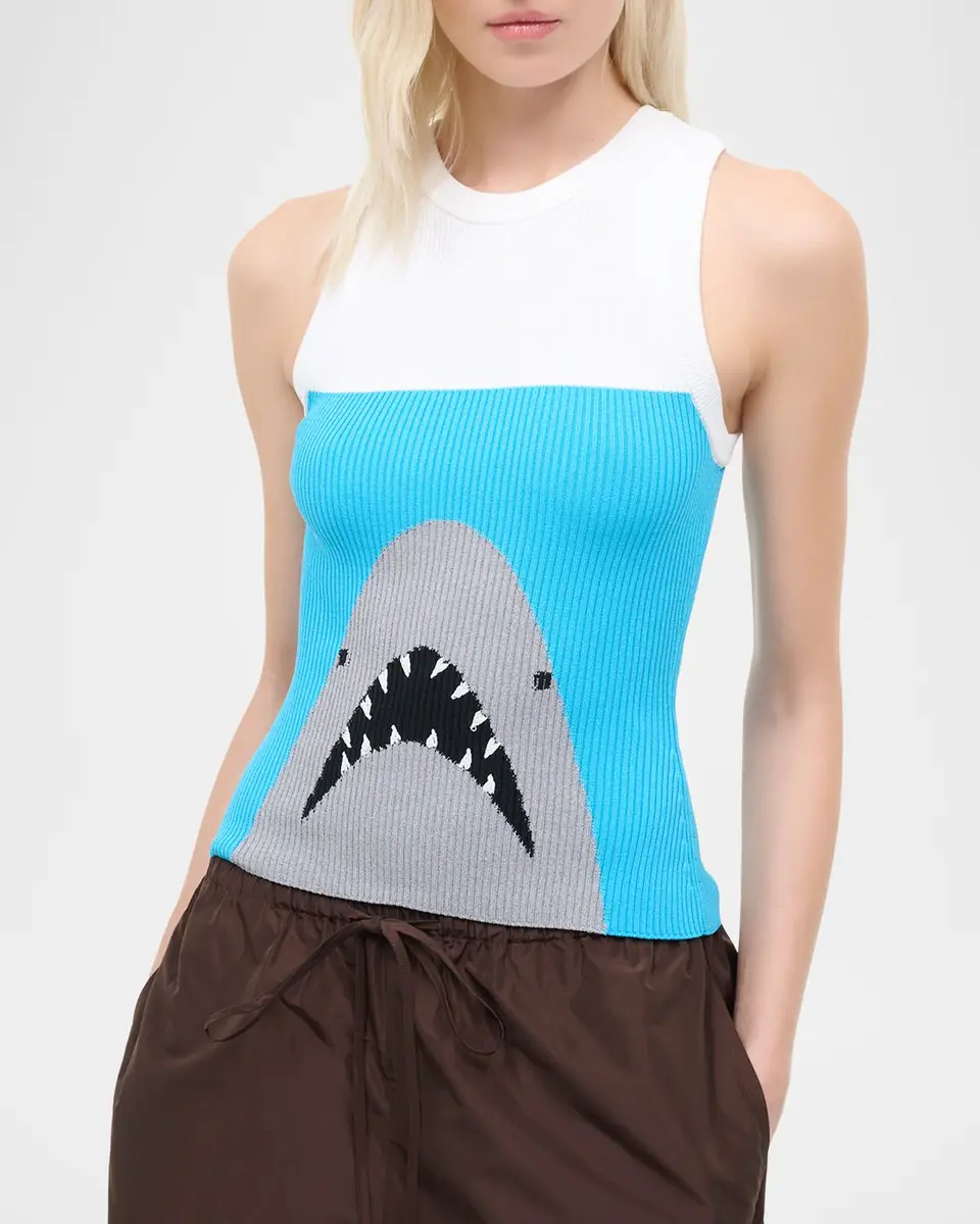 STAUD Malia Ribbed Tank Top | Thumbnail 3 STAUD Malia Ribbed Tank Top | Thumbnail 3