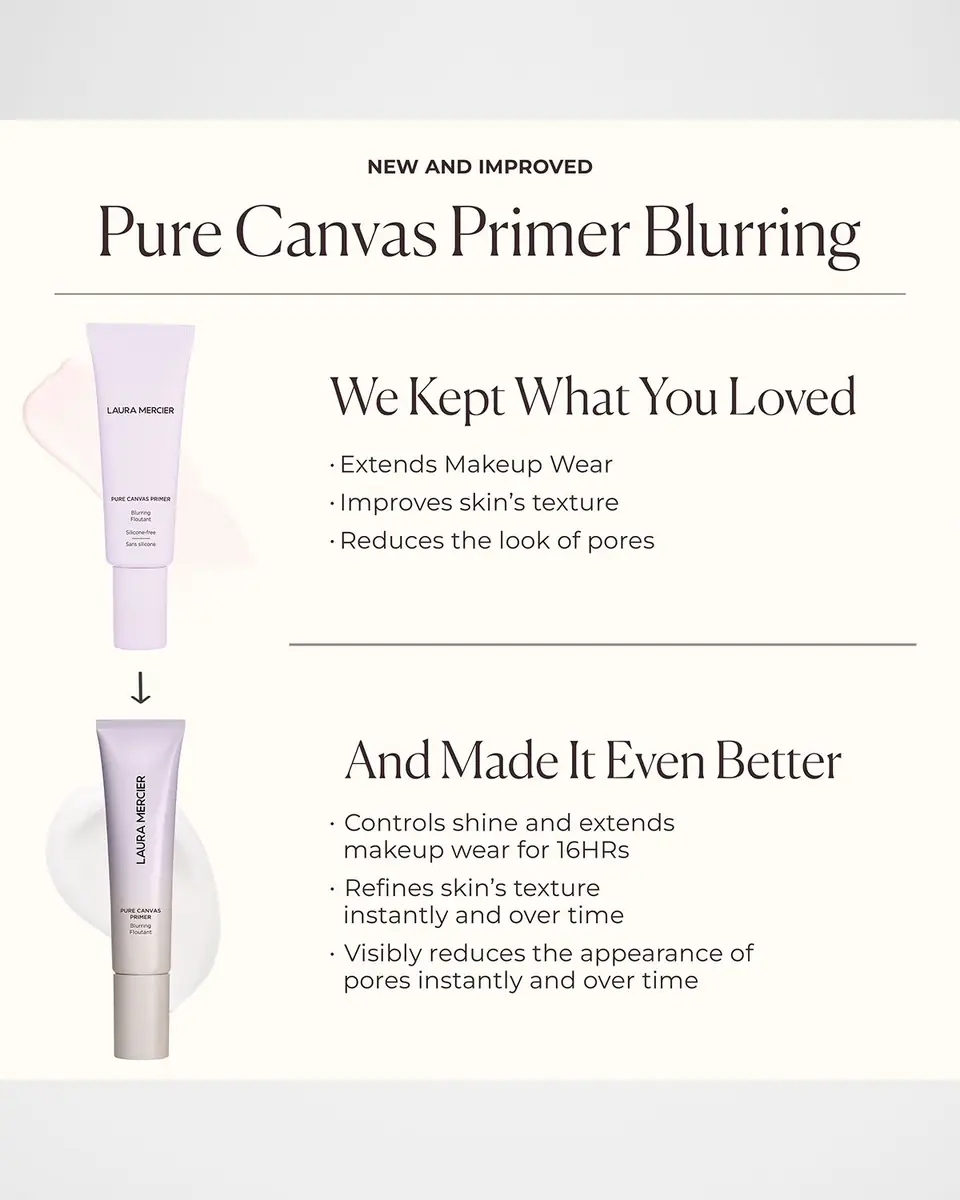 Laura Mercier Mini Pure Canvas Primer - Blurring | Thumbnail 8 Laura Mercier Mini Pure Canvas Primer - Blurring | Thumbnail 8