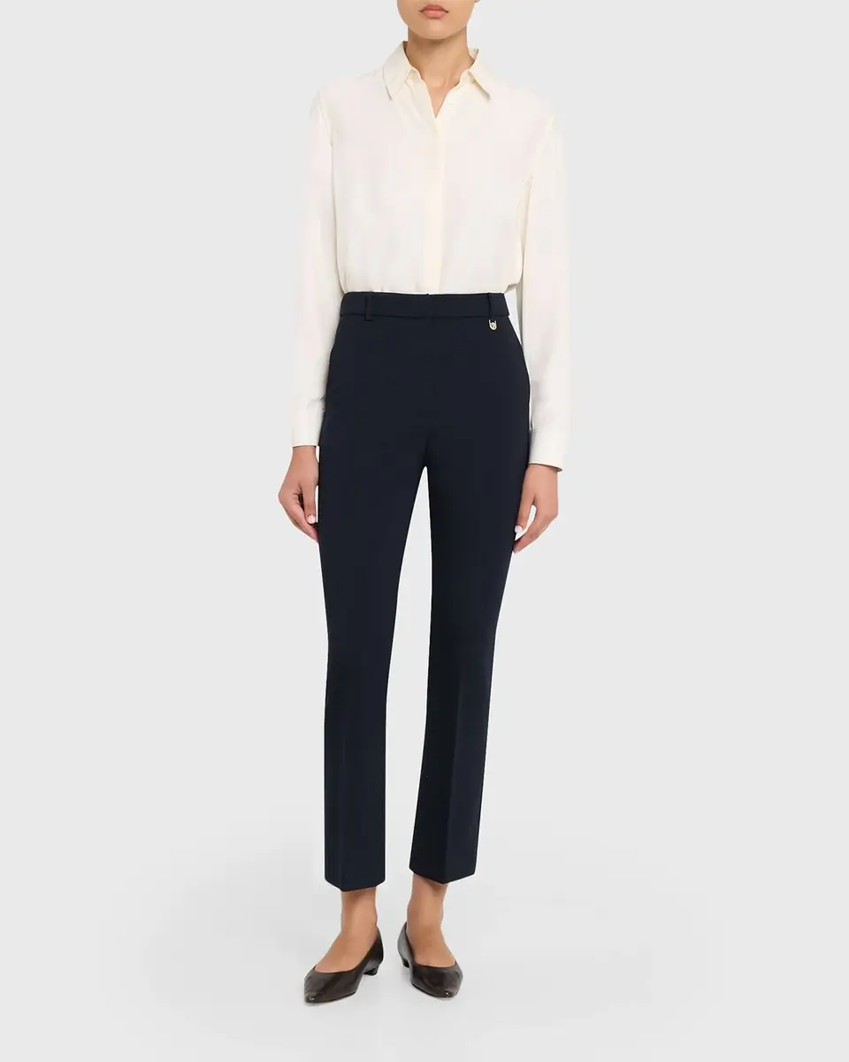 Max Mara Stretch Wool Cigarette Trousers | Thumbnail 2