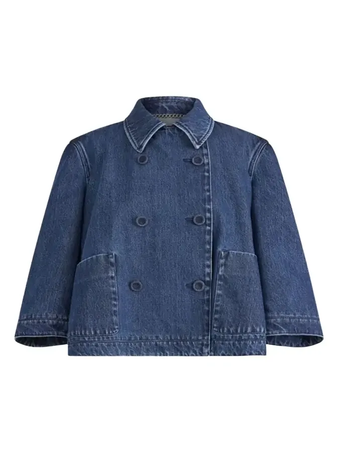 Hayden Denim Double-Breasted Jacket Hayden Denim Double-Breasted Jacket