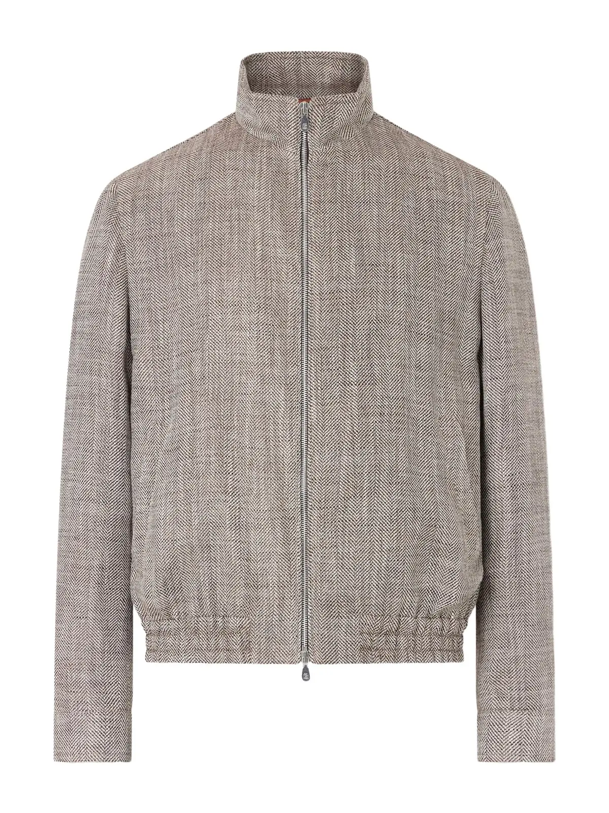 Brunello Cucinelli Herringbone Bomber Jacket - Men