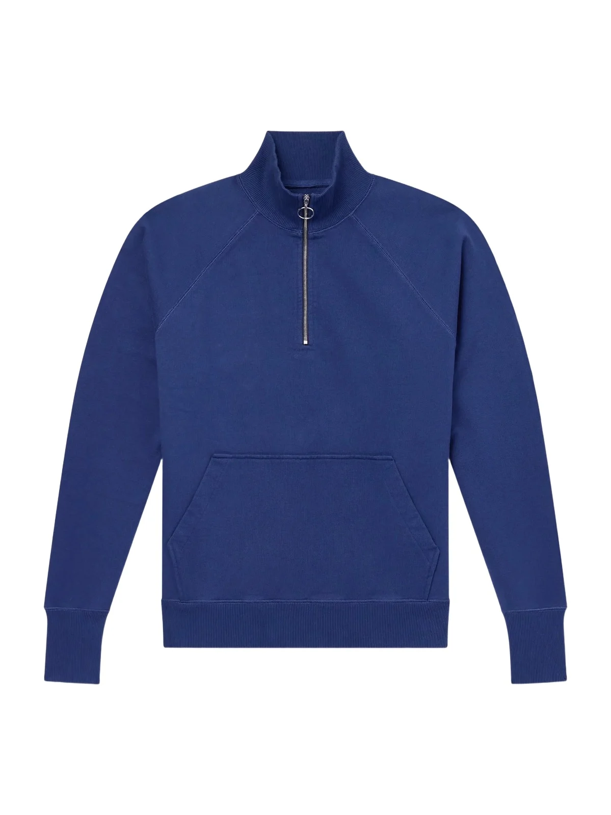 Drake's Cotton-Jersey Half-Zip Sweater - Men