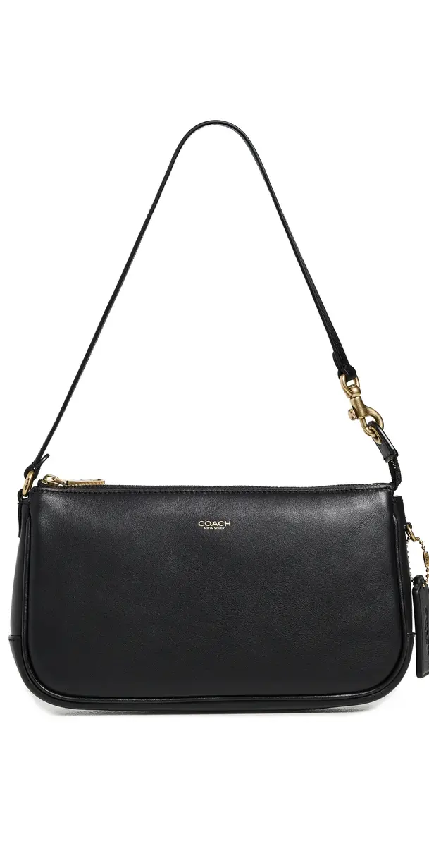 Coach Natural Grain Leather Plaza Bag Black One Size | Image 1 Coach Natural Grain Leather Plaza Bag Black One Size | Image 1