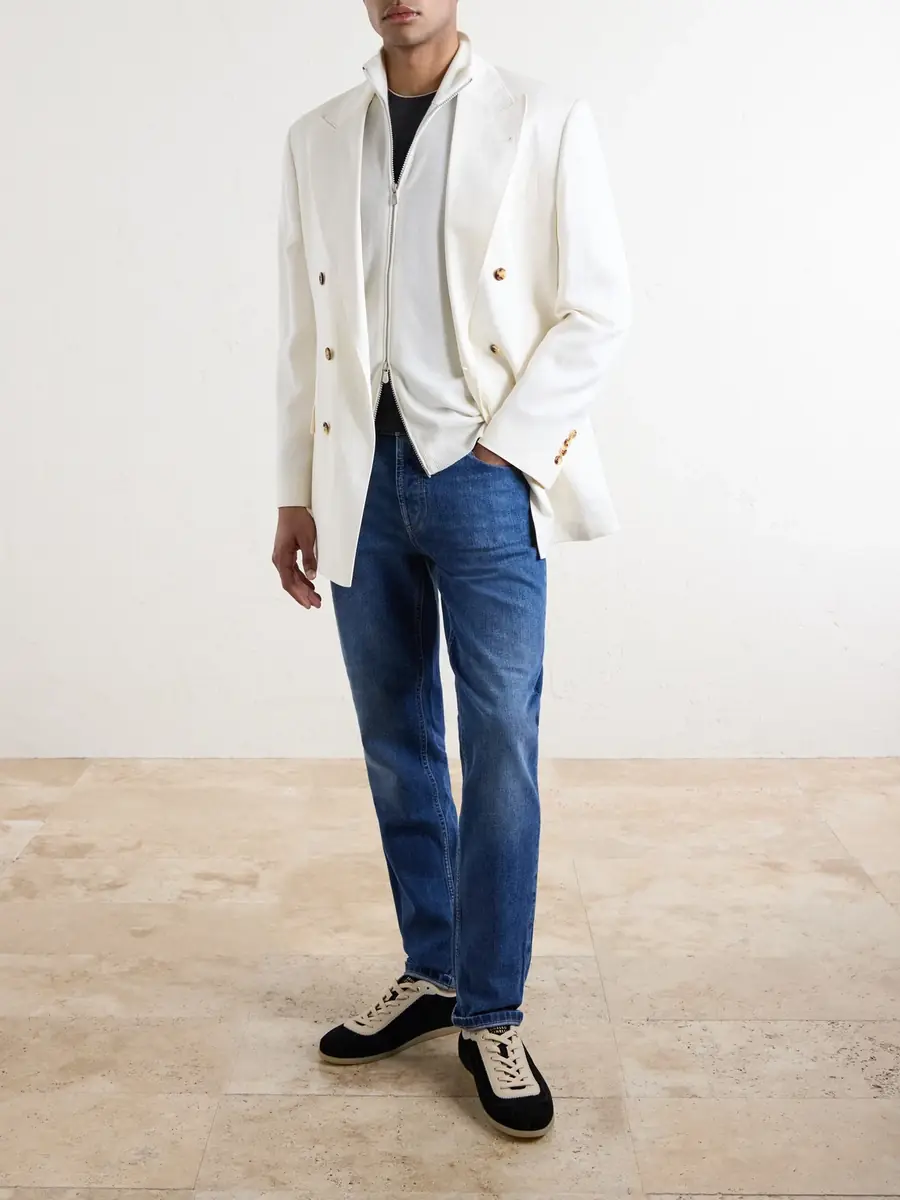 Brunello Cucinelli Cotton T-Shirt - Men | Thumbnail 2 Brunello Cucinelli Cotton T-Shirt - Men | Thumbnail 2