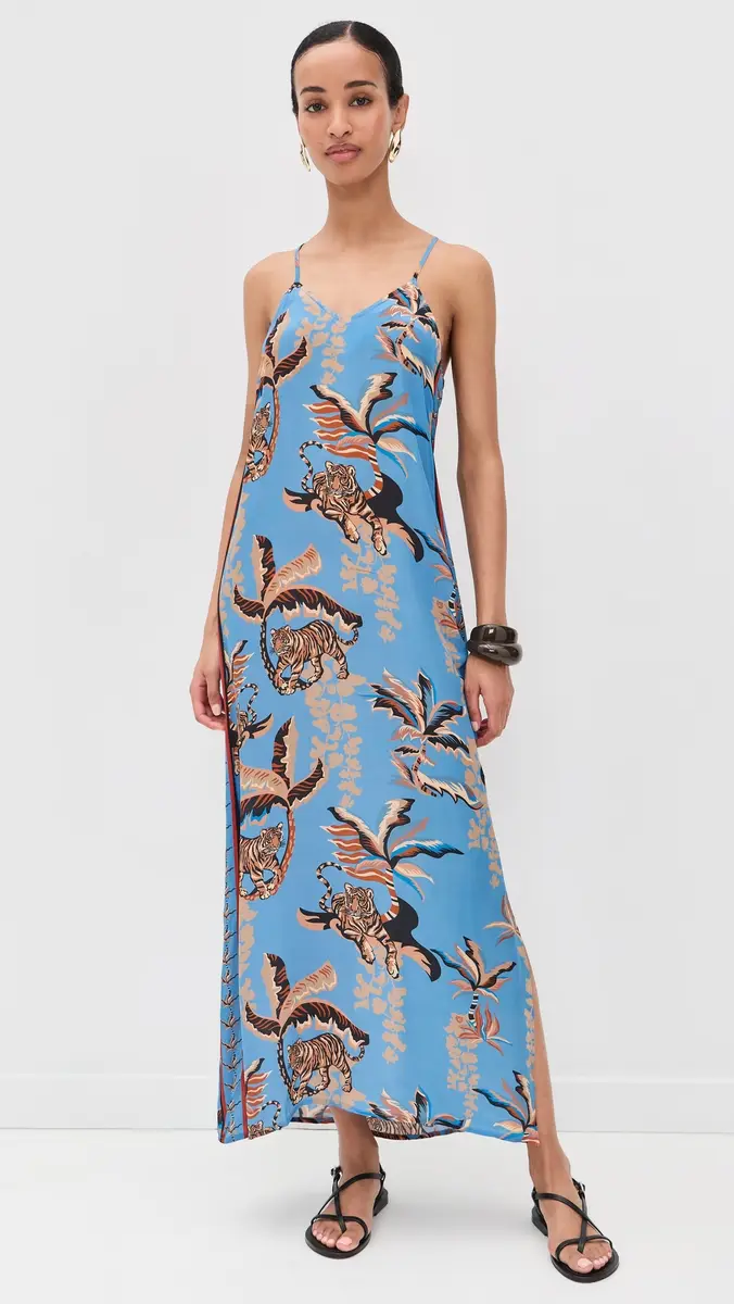 Las Sureñas Long Dress Bali Tiger | Thumbnail 2