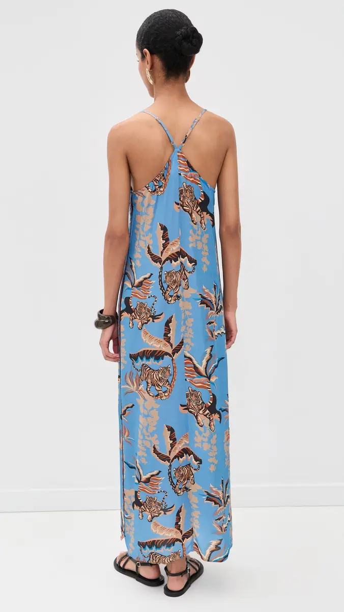 Las Sureñas Long Dress Bali Tiger | Thumbnail 3