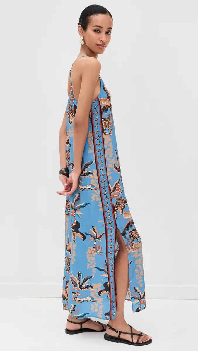Las Sureñas Long Dress Bali Tiger | Thumbnail 4