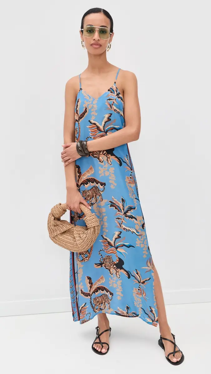 Las Sureñas Long Dress Bali Tiger | Thumbnail 5