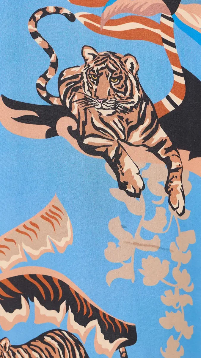 Las Sureñas Long Dress Bali Tiger | Thumbnail 6
