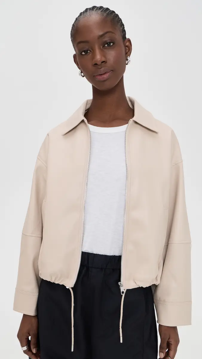 Apparis Ada Sans Faux Leather Jacket Latte | Thumbnail 2 Apparis Ada Sans Faux Leather Jacket Latte | Thumbnail 2