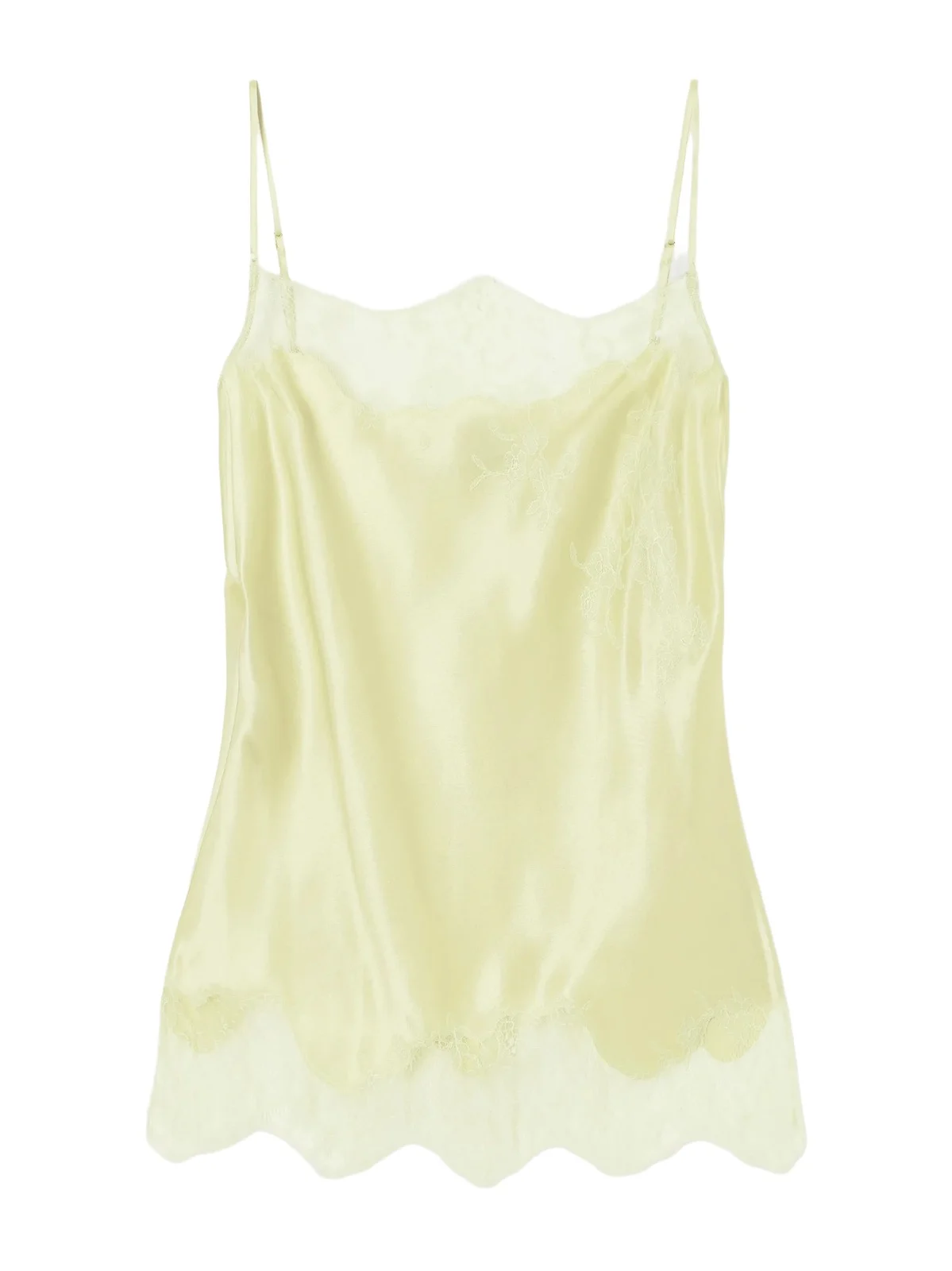 Lace-trimmed Silk-satin Camisole Lace-trimmed Silk-satin Camisole