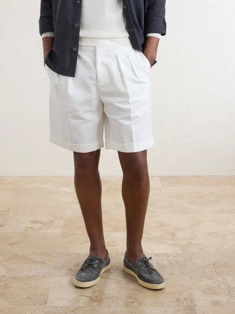 Brunello Cucinelli Suede Boat Shoes - Men | Thumbnail 2 Brunello Cucinelli Suede Boat Shoes - Men | Thumbnail 2