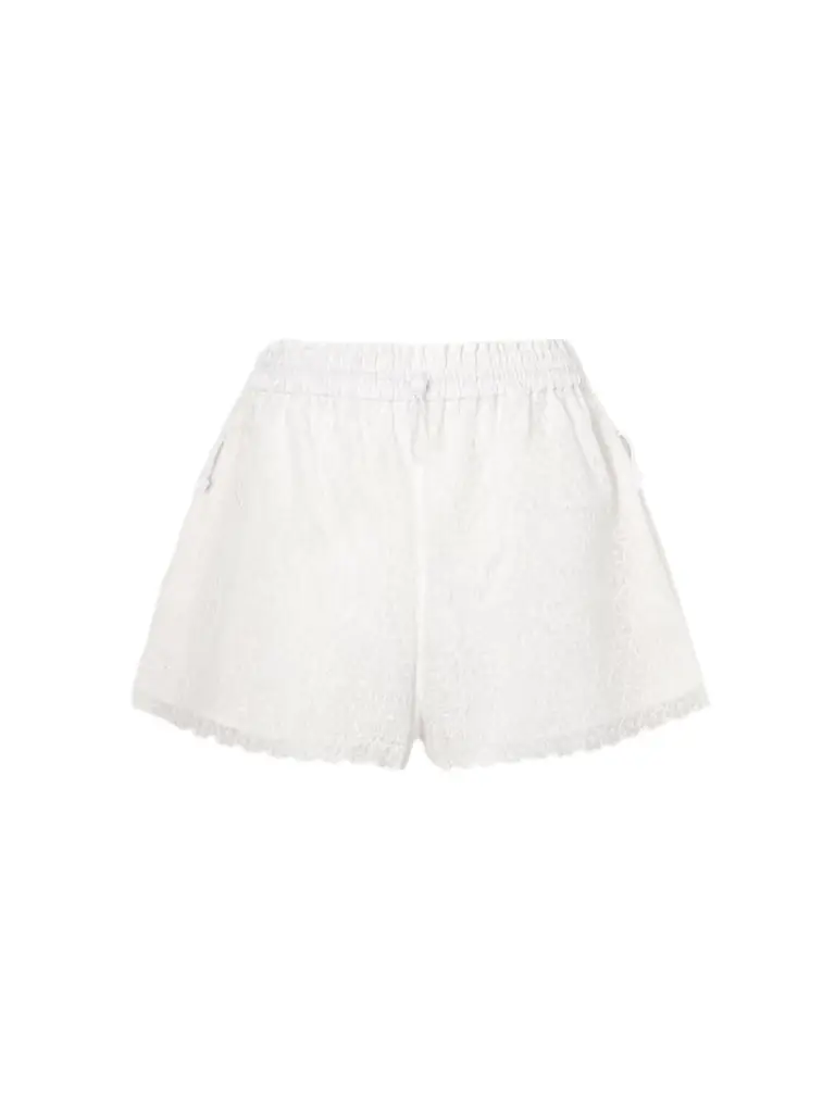Cecilie Bahnsen Embroidered Tulle Shorts | Image 1 Cecilie Bahnsen Embroidered Tulle Shorts | Image 1