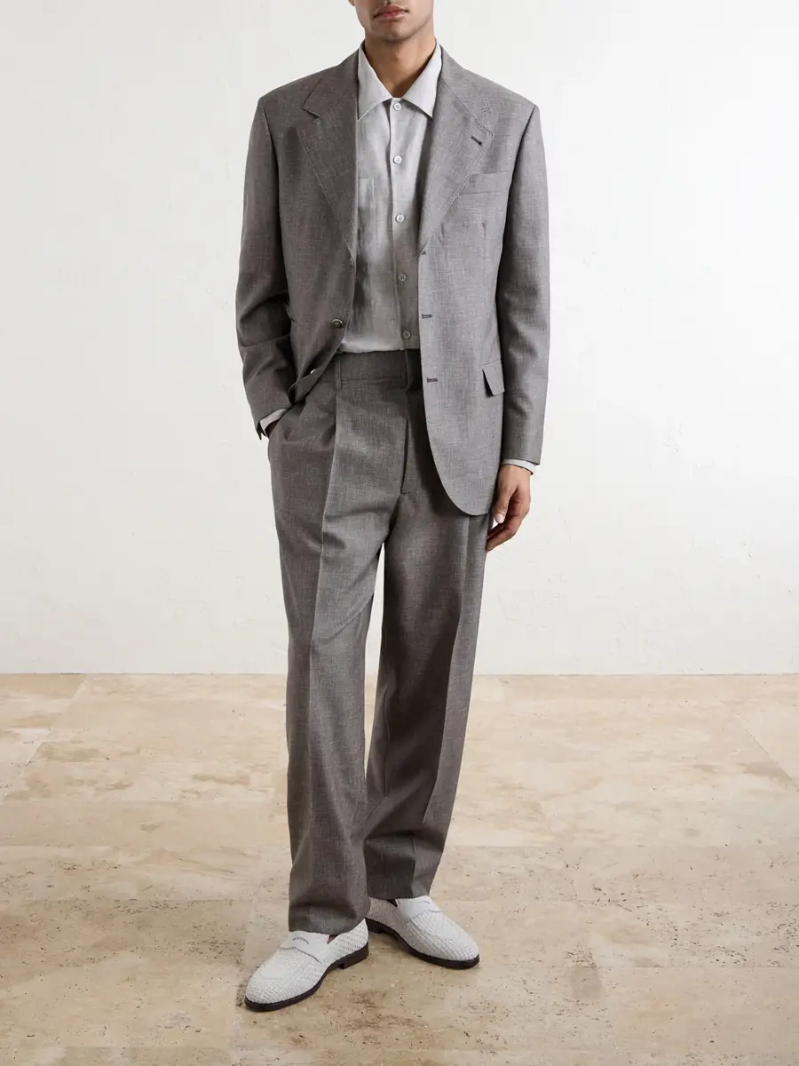 Brunello Cucinelli Hemp, Linen and Cotton-Blend Shirt - Men | Thumbnail 2 Brunello Cucinelli Hemp, Linen and Cotton-Blend Shirt - Men | Thumbnail 2