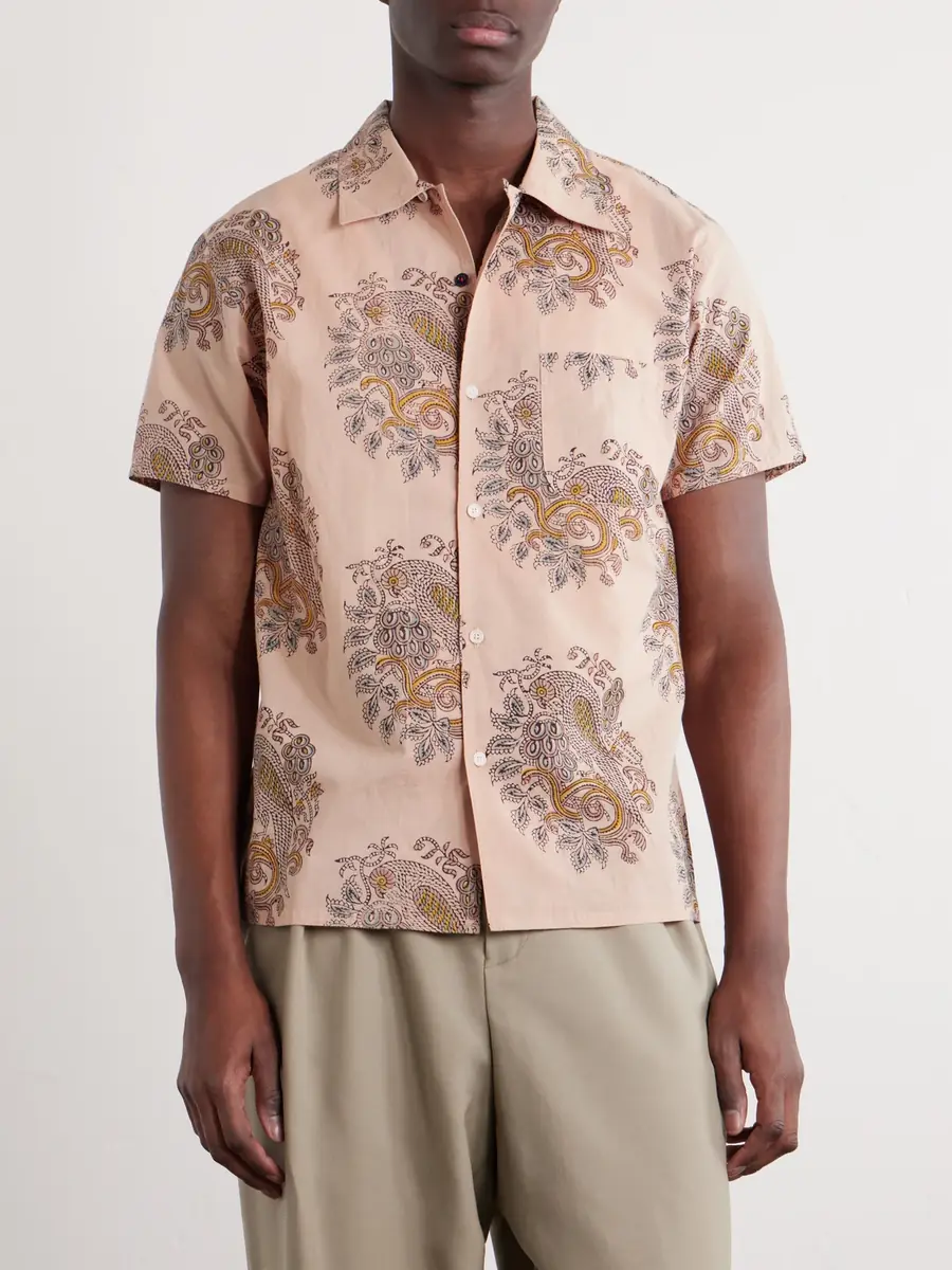 Kardo Chintan Printed Cotton Shirt - Men | Thumbnail 3