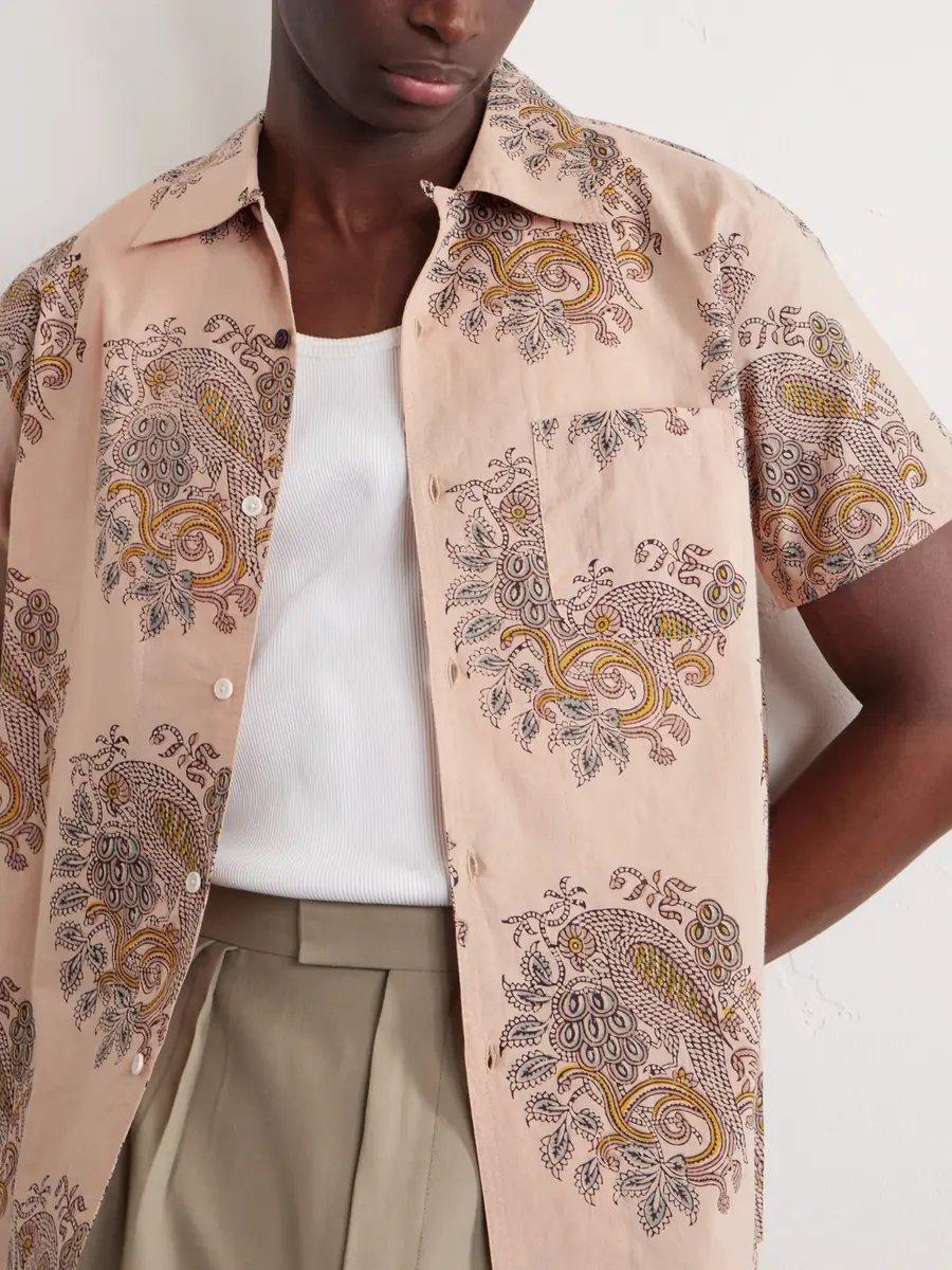 Kardo Chintan Printed Cotton Shirt - Men | Thumbnail 5
