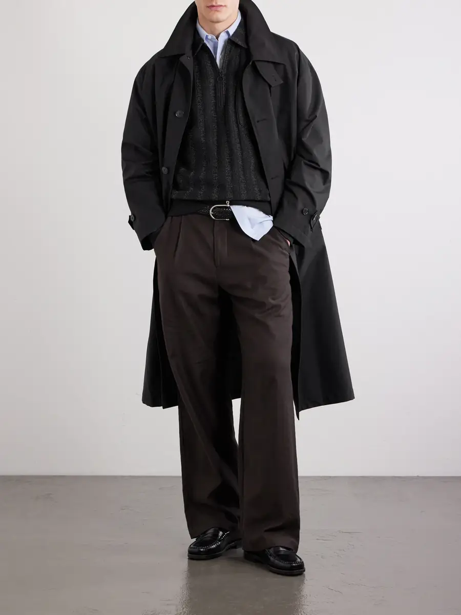 Oliver Spencer Lorimer Cotton-Blend Jacquard Half-Zip Sweater - Men | Thumbnail 2