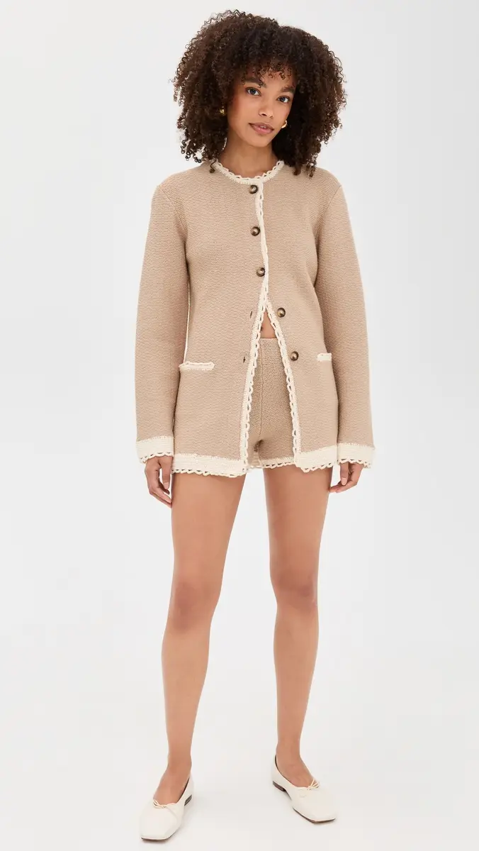 POSSE Willow Shorts Taupe | Thumbnail 5 POSSE Willow Shorts Taupe | Thumbnail 5