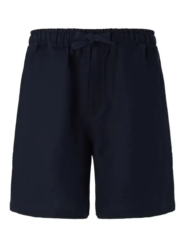 Straight-Leg Linen Drawstring Shorts - Men