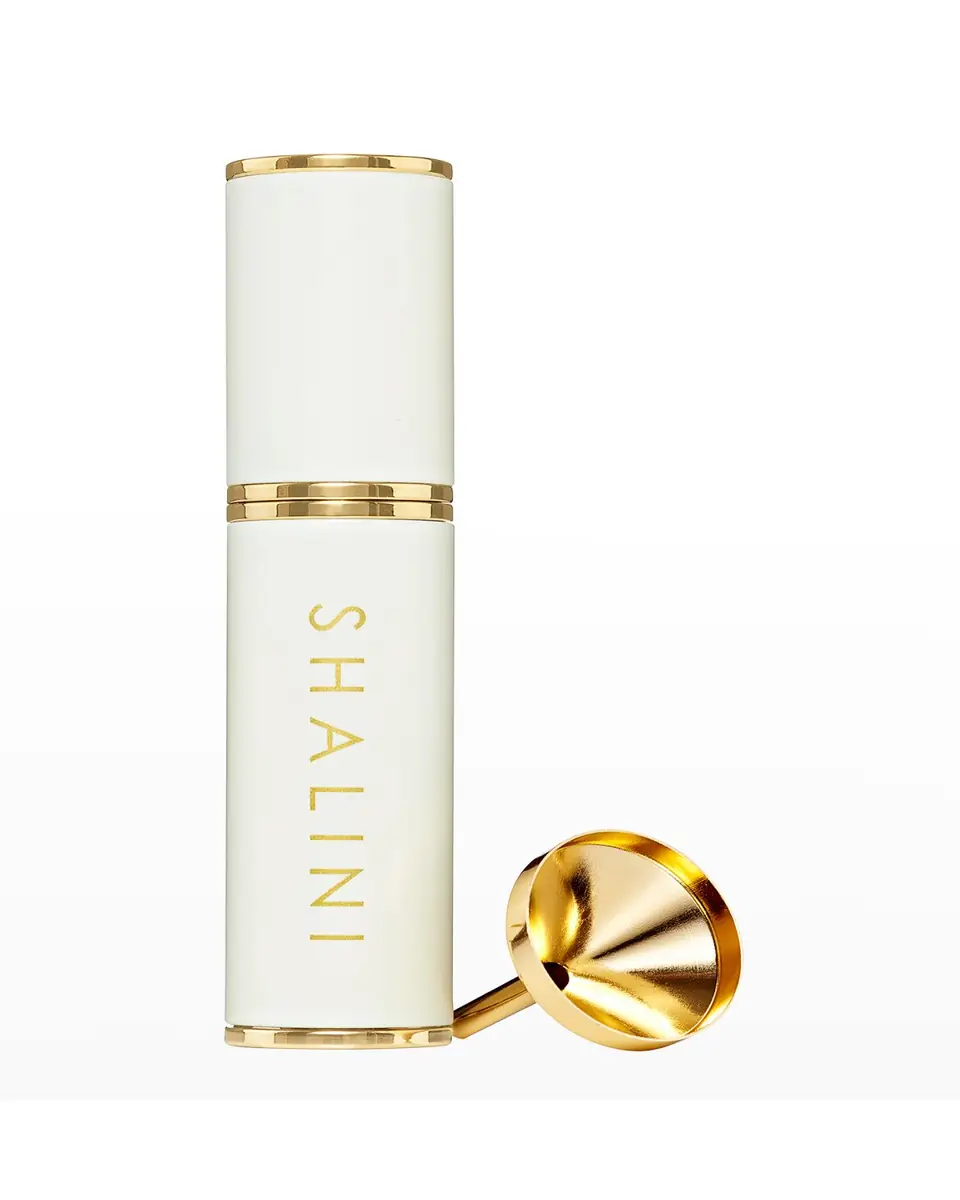 Shalini Parfum White Lacquer and Gold Plated Travel Spray, 0.4 oz./ 12.5 mL | Thumbnail 3