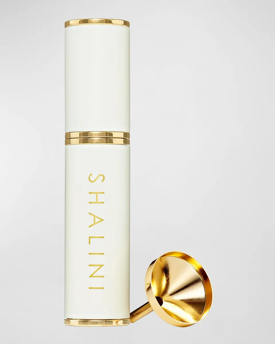 Shalini Parfum White Lacquer and Gold Plated Travel Spray, 0.4 oz./ 12.5 mL | Thumbnail 5