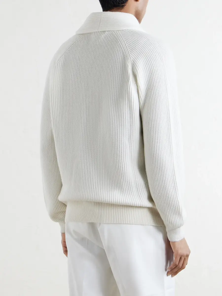 Brunello Cucinelli Cashmere Cardigan - Men | Thumbnail 4