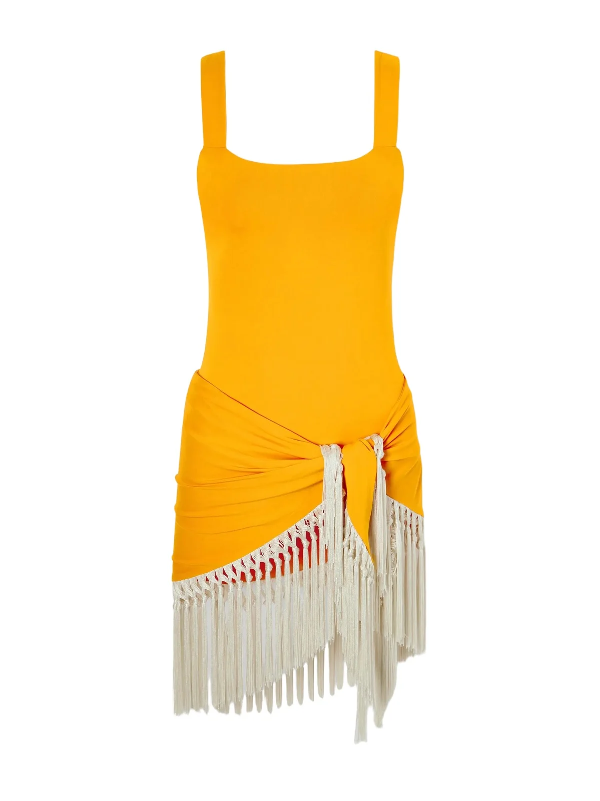 Taller Marmo Mini Lido Swimsuit And Fringed Pareo Set