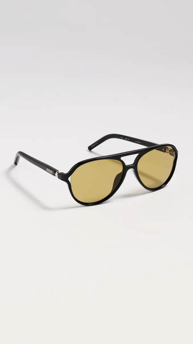 Jacquemus Jac148 Sunglasses Black One Size | Thumbnail 4 Jacquemus Jac148 Sunglasses Black One Size | Thumbnail 4