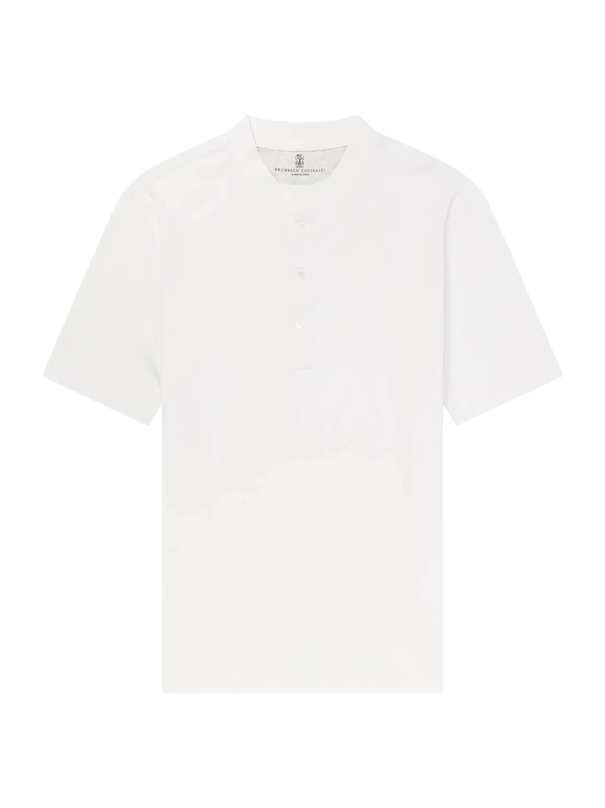 Brunello Cucinelli Ribbed Jersey Henley T-Shirt - Men
