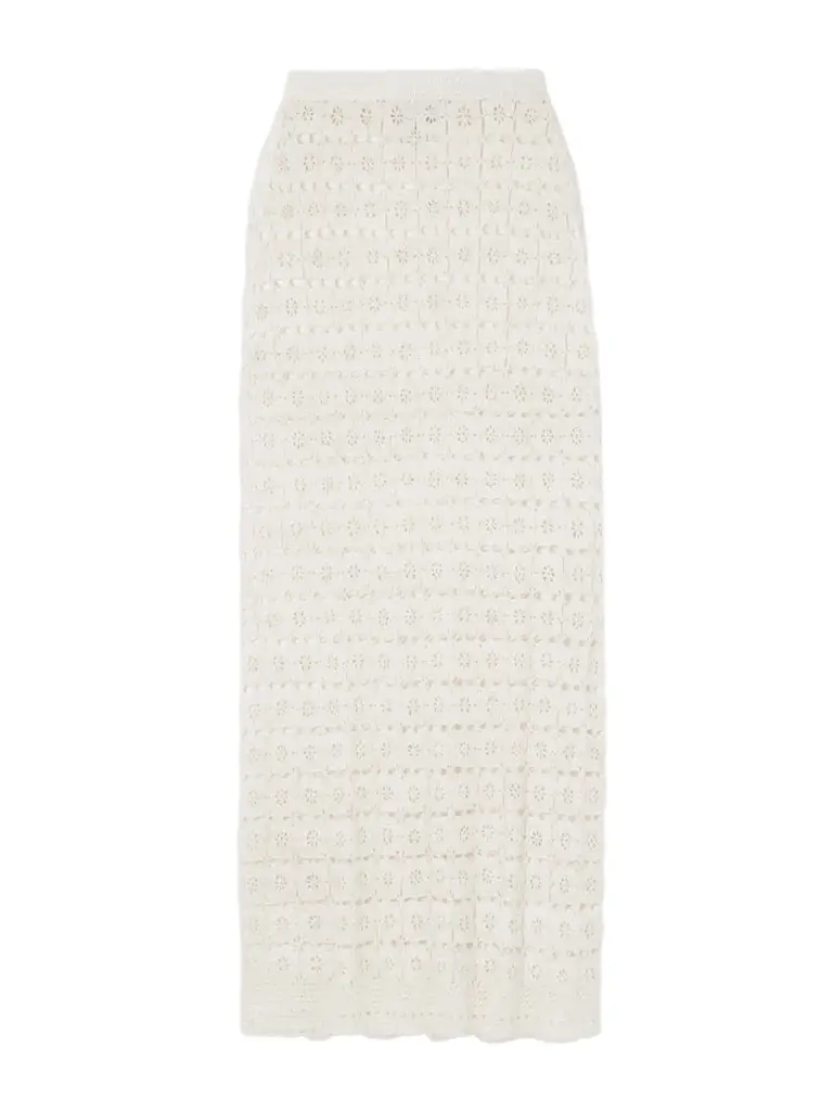 Calle Del Mar Tea Party Crochet Midi Skirt | Image 1 Calle Del Mar Tea Party Crochet Midi Skirt | Image 1