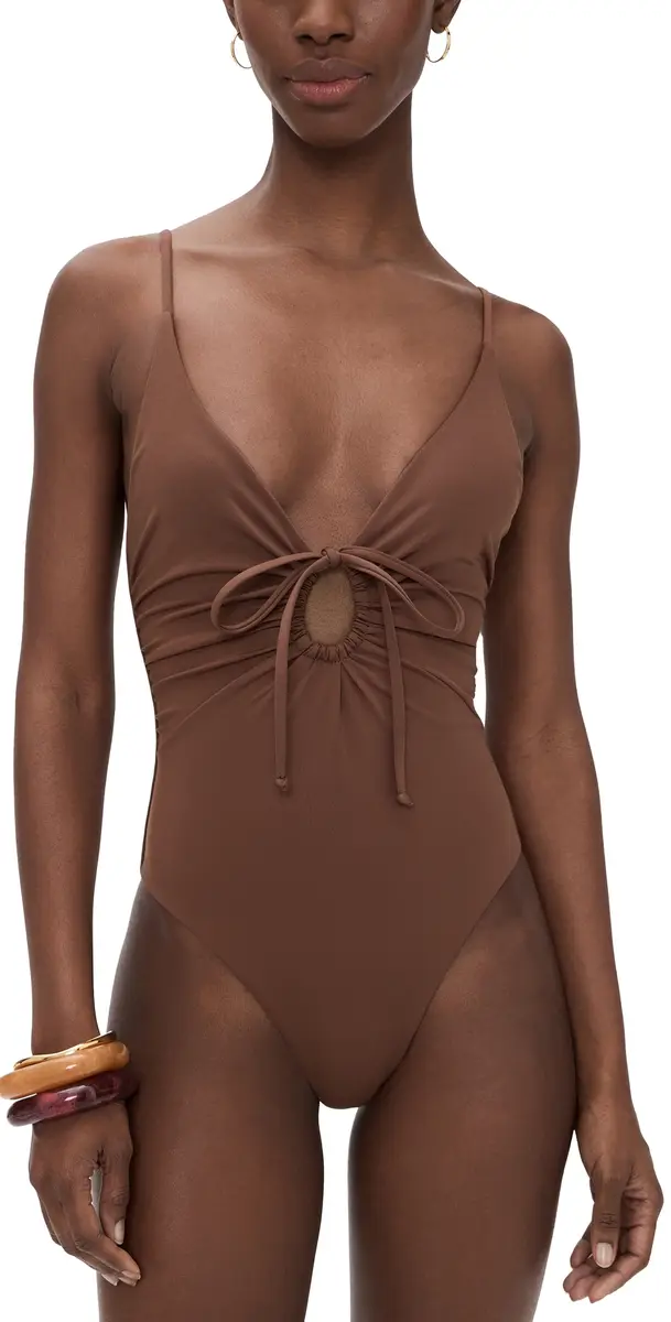 LSPACE Piper Classic One Piece Swimsuit Cafe | Image 1 LSPACE Piper Classic One Piece Swimsuit Cafe | Image 1