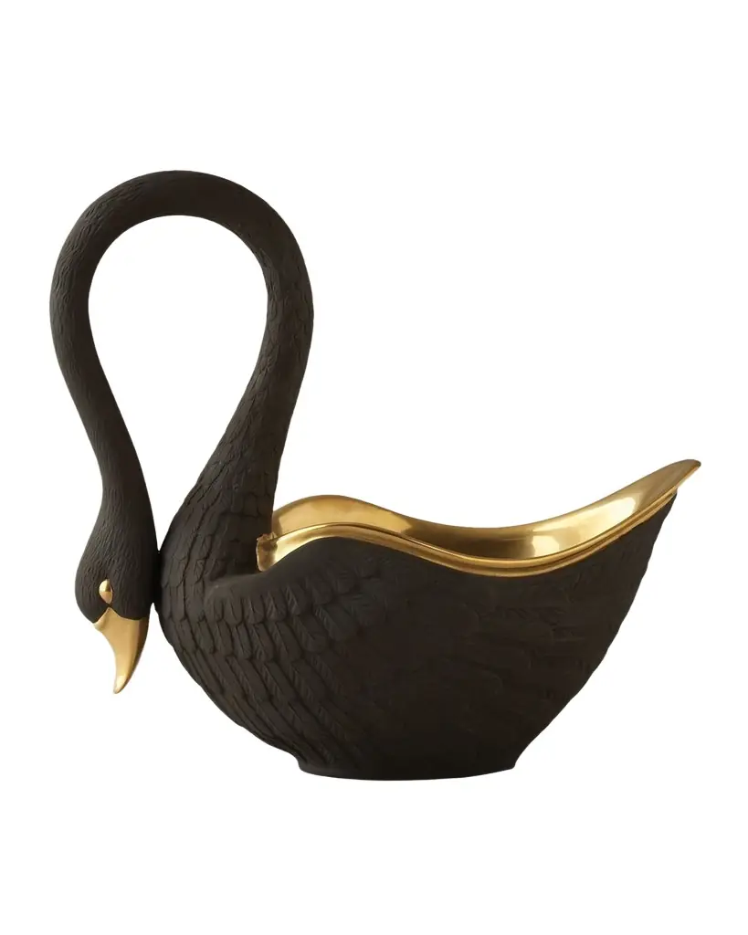 L'Objet Swan Large Serving Bowl, 14"