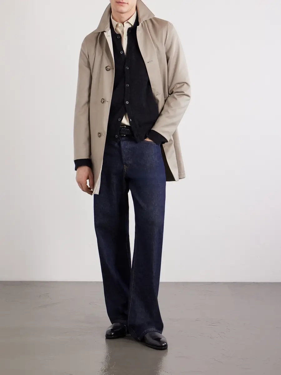 Thom Sweeney Reversible Wool-Twill Coat - Men | Thumbnail 2
