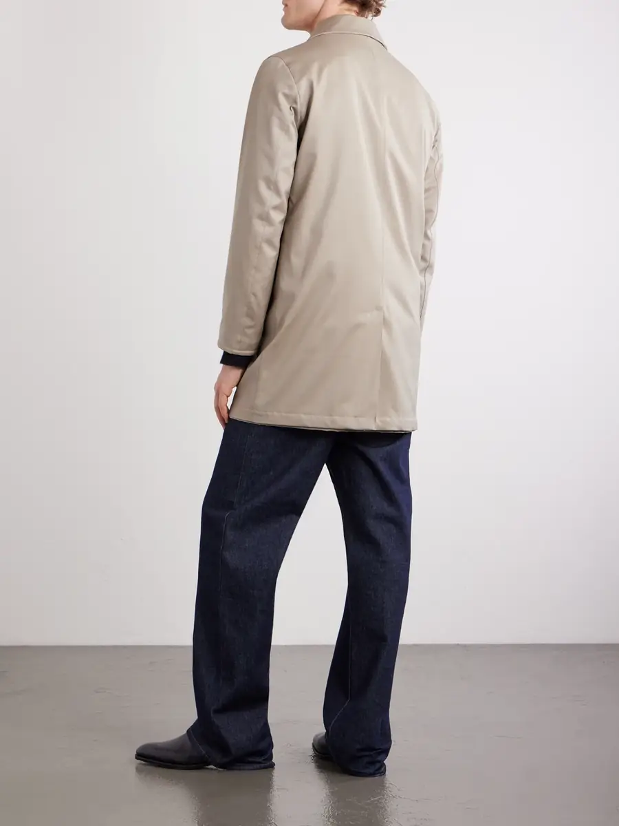 Thom Sweeney Reversible Wool-Twill Coat - Men | Thumbnail 4