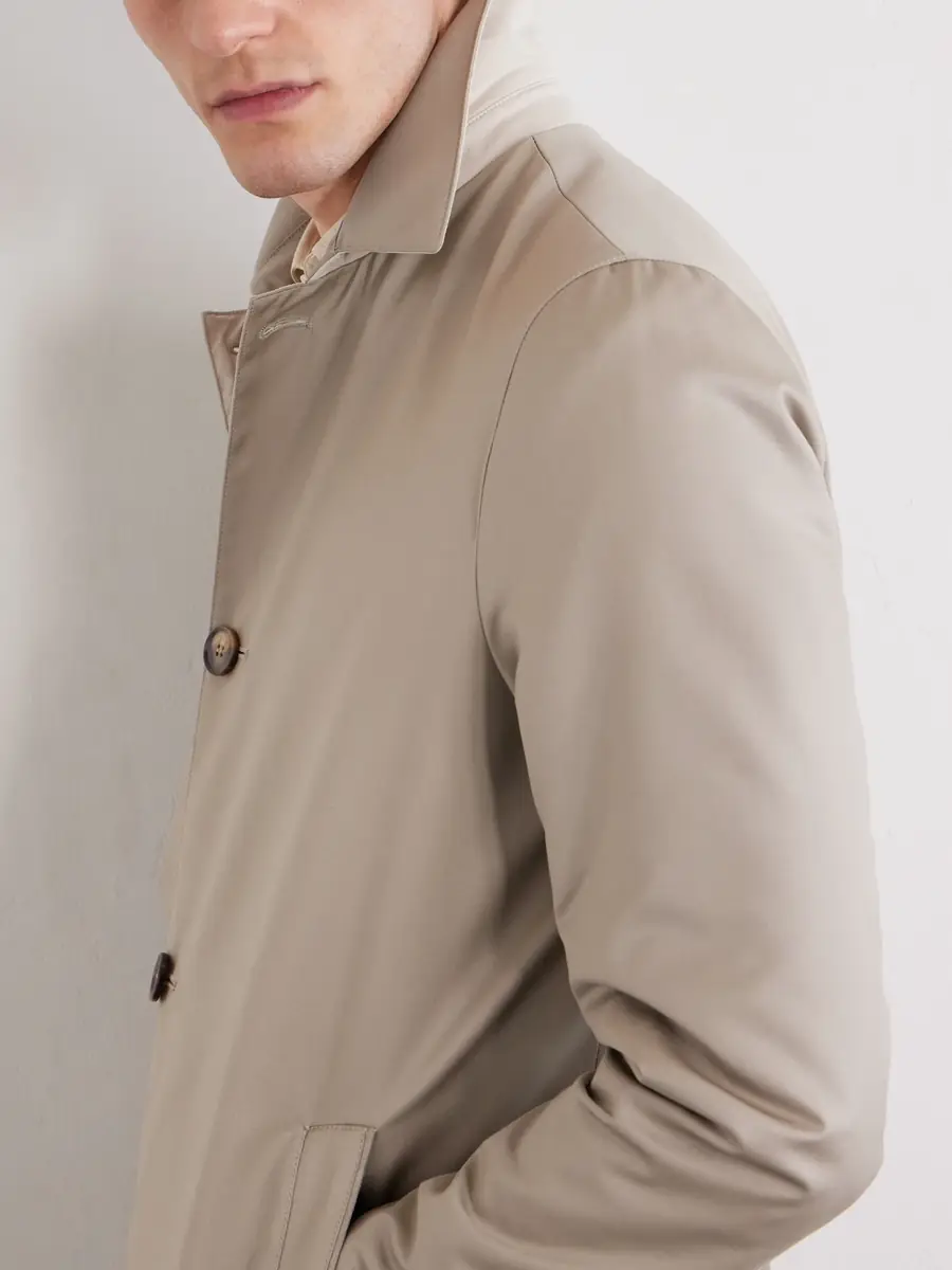 Thom Sweeney Reversible Wool-Twill Coat - Men | Thumbnail 5
