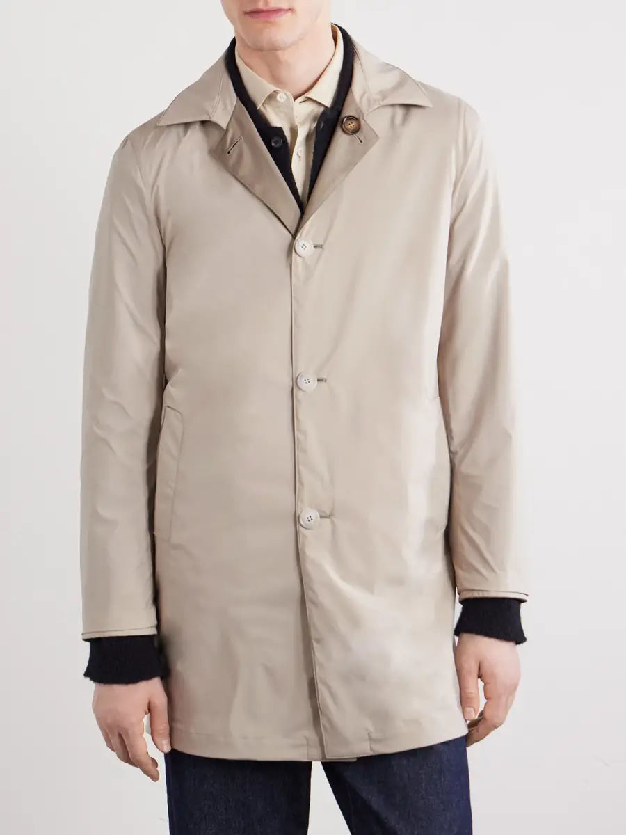 Thom Sweeney Reversible Wool-Twill Coat - Men | Thumbnail 6