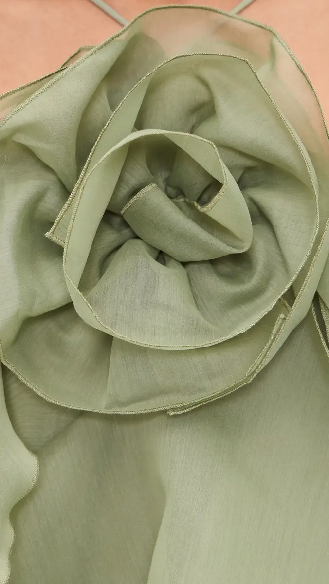 Aje Pandorea Layered Mini Dress Moss | Thumbnail 6 Aje Pandorea Layered Mini Dress Moss | Thumbnail 6