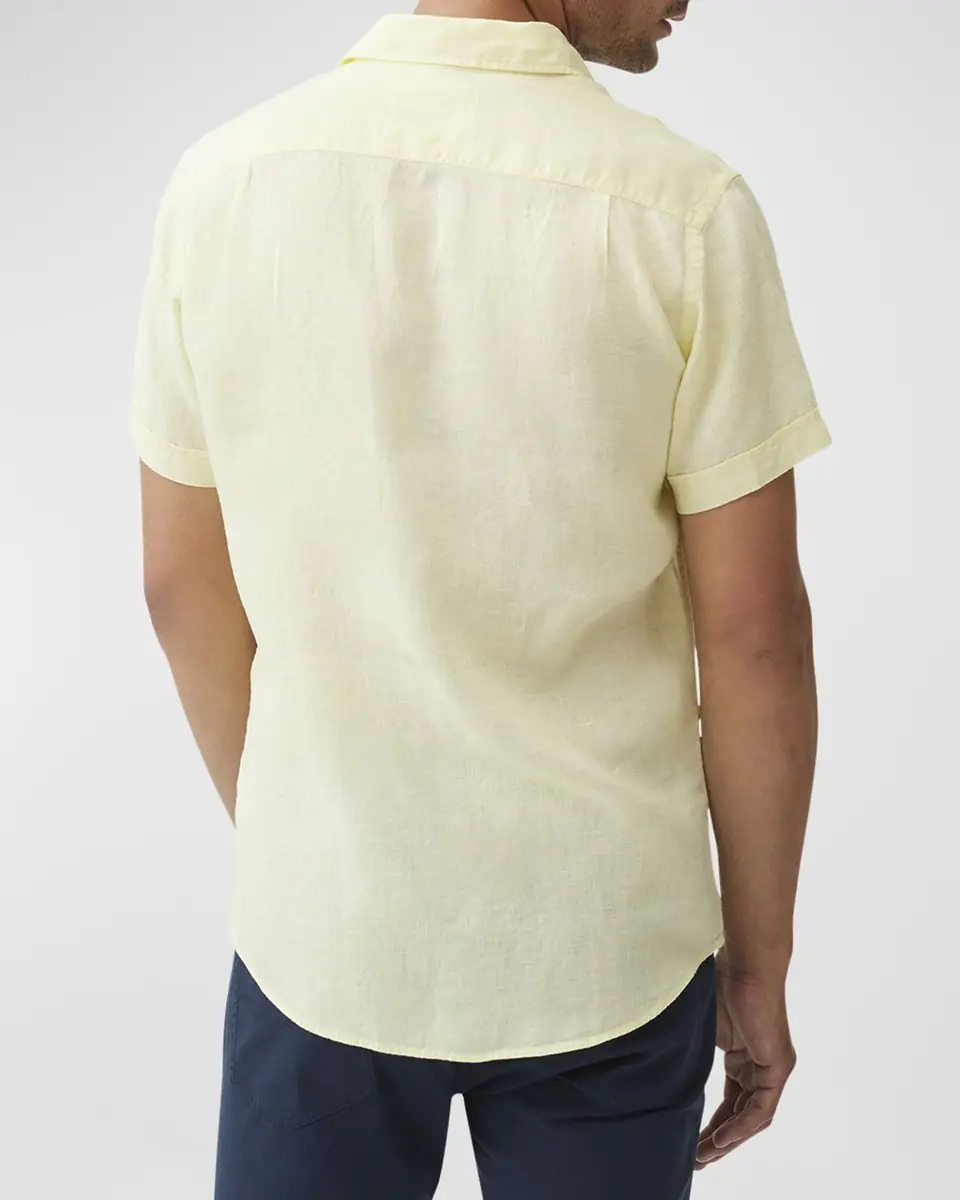 Rodd & Gunn Men's Palm Beach Linen Short-Sleeve Shirt | Thumbnail 2 Rodd & Gunn Men's Palm Beach Linen Short-Sleeve Shirt | Thumbnail 2